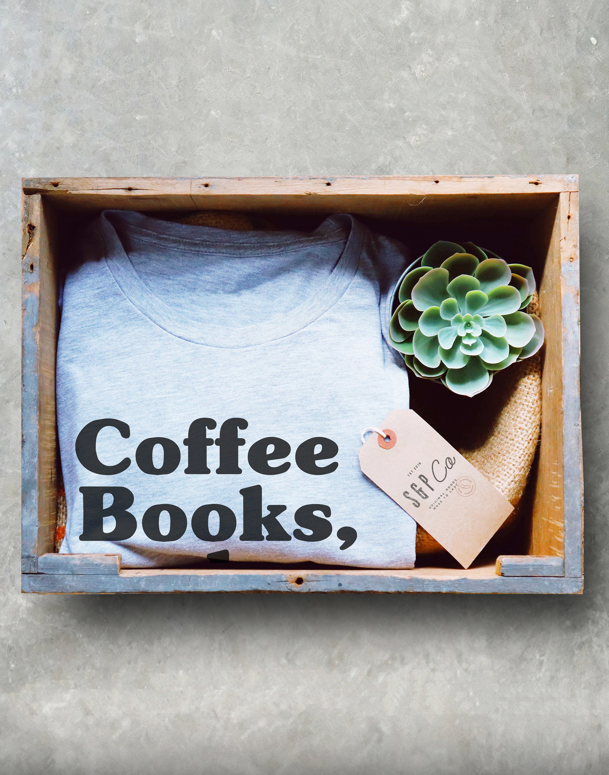 Coffee Books And Rainy Days Unisex Shirt - Coffee Lovers Gift, Reading Shirt, Book Blogging Shirt, Poet Gift, College Student Gift, Cozy Tee