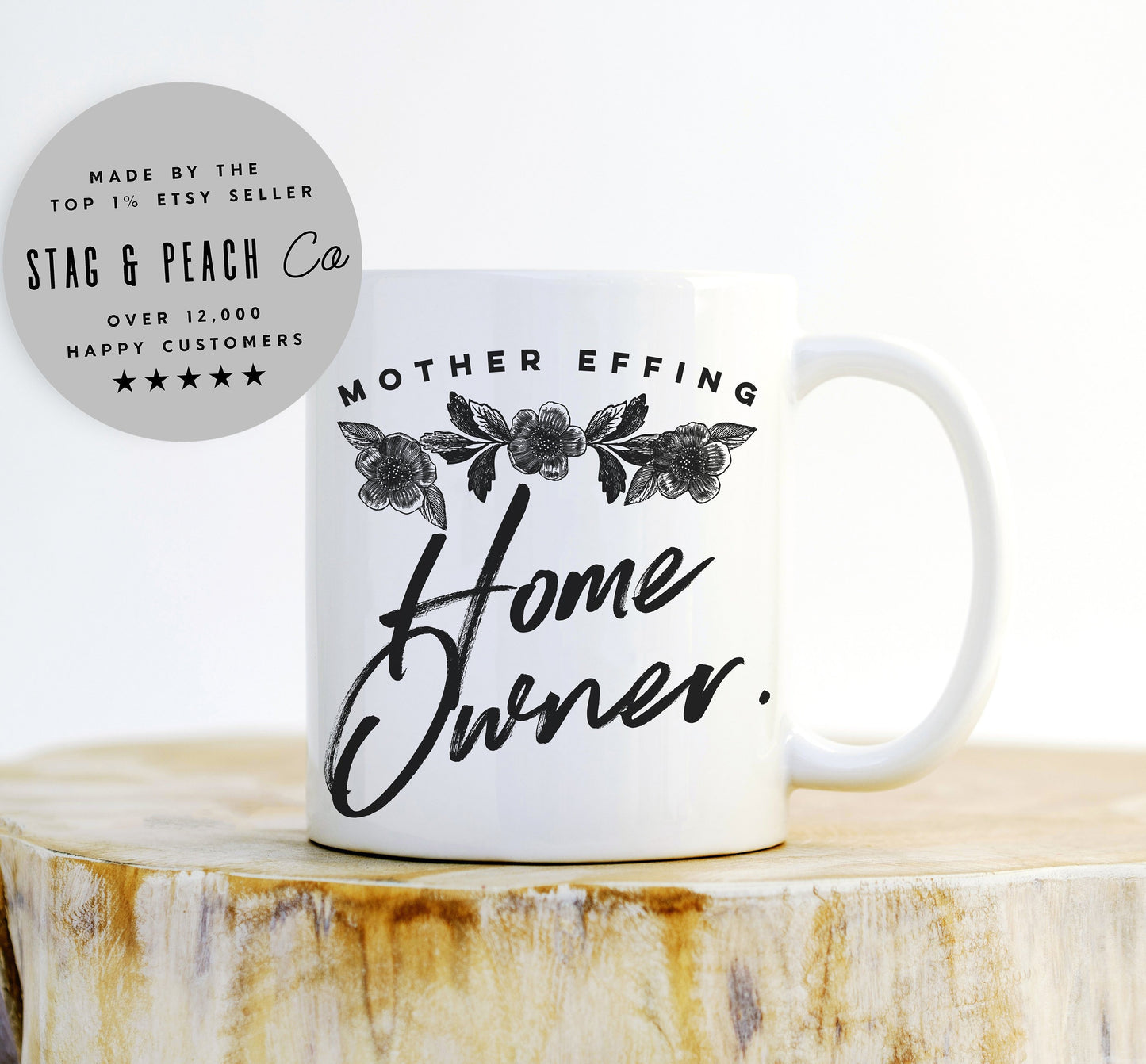 Funny New Homeowner Mug - Funny Housewarming Gift, New Home Mug, Closing Gift, Mother Effing Home Owner, Moving Gift, Our First Home Gift
