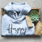 Happy Easter Unisex Hoodie - Bunny Lover Gift, Easter Outfit, Bunny Ears Shirt, Rabbit Lover Gift, Easter Basket Stuffer, Easter Gift Idea