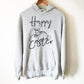 Happy Easter Unisex Hoodie - Bunny Lover Gift, Easter Outfit, Bunny Ears Shirt, Rabbit Lover Gift, Easter Basket Stuffer, Easter Gift Idea