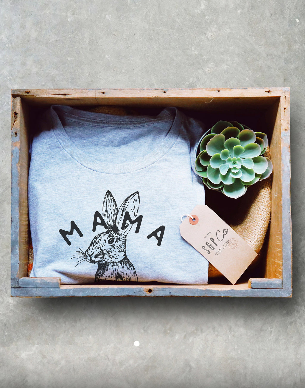 Mama Bunny Unisex Shirt - Rabbit Shirt, Bunny Shirt, Rabbit Mom Gift, Rabbit Owner Tee, Mom Easter Gift, Cute Easter Pregnancy Announcement - Stag & Peach Co
