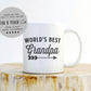 World's Best Grandpa Mug - Grandpa Coffee Mug, Grandad Mug, Pregnancy Announcement Gift For Dad, New Grandparent Gift, Gift From Grandchild
