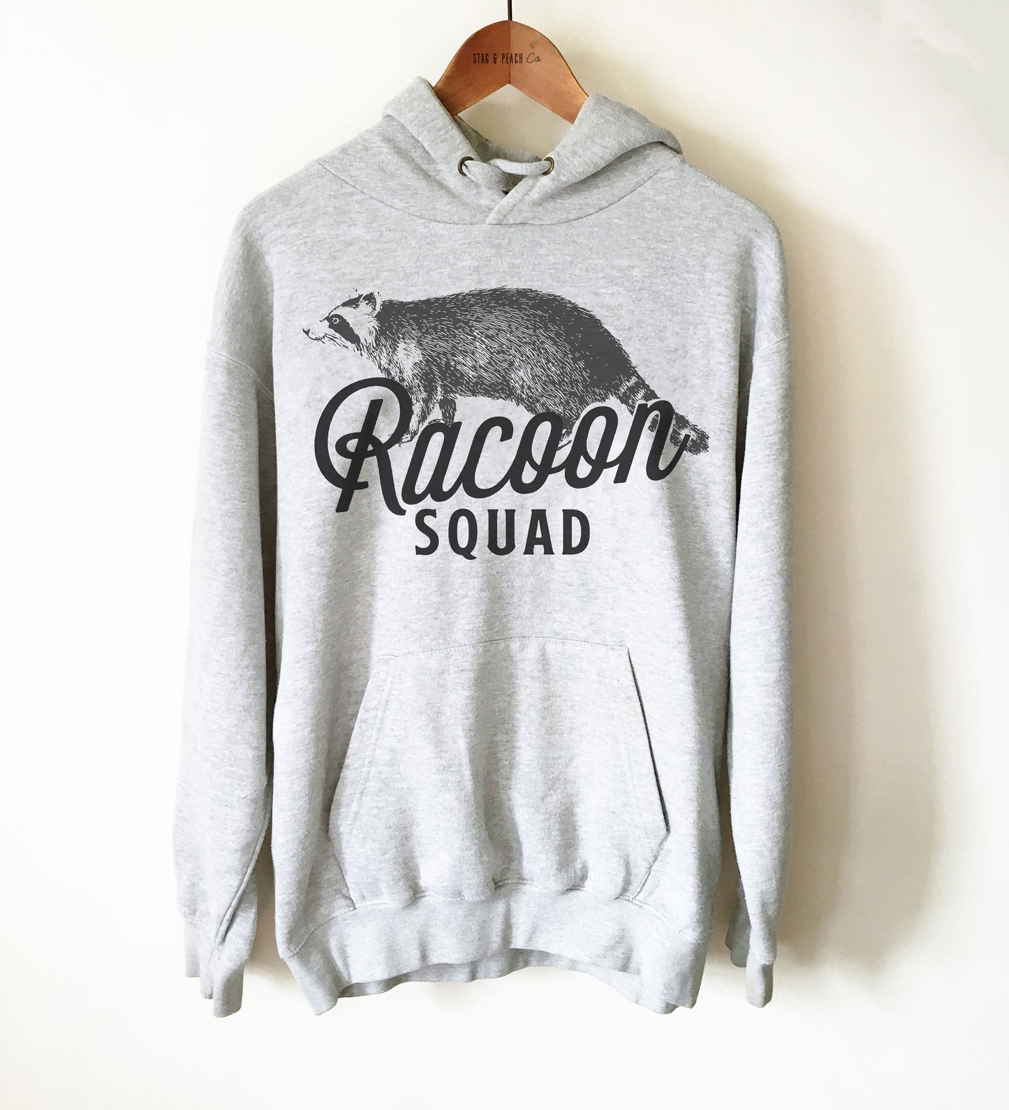 Raccoon Squad Unisex Hoodie - Gift For Raccoon Lover, Raccoon Owner Shirt, Quebec Shirt, Canada Shirt, Raccoon Rescue, Gift For Rescue Team
