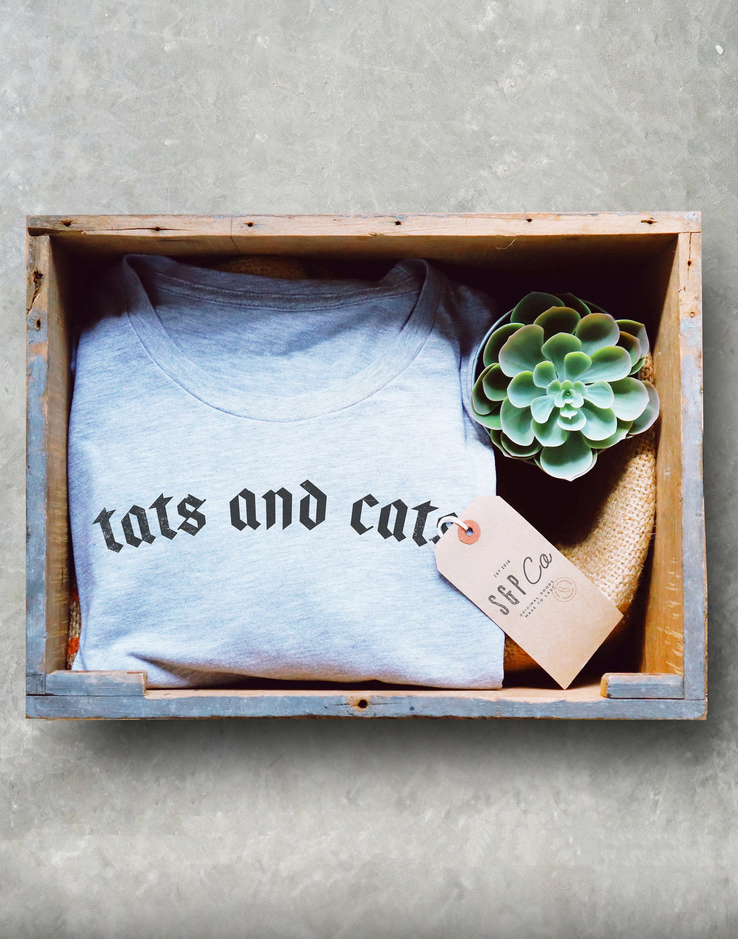 Tats and Cats Unisex Shirt - Cat - Stag & Peach Co