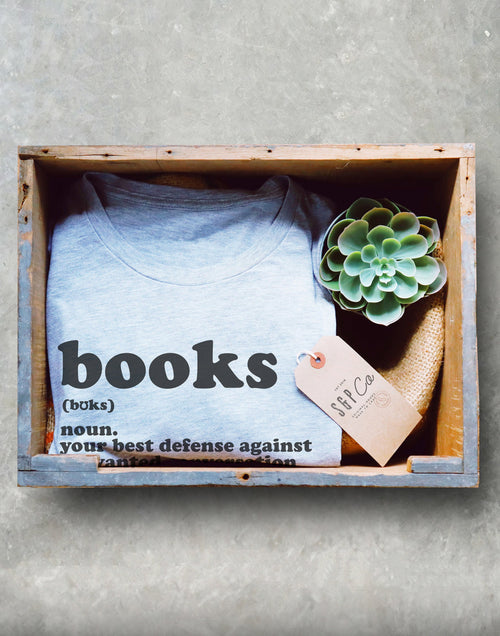 Books Your Best Defense Against Unwanted Conversation Unisex Shirt - Gifts For Readers, Bookworm Shirt, Introvert Gift, Teacher Appreciation
