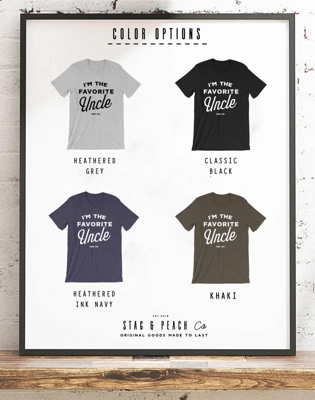 I'm The Favorite Uncle Unisex Shirt -Funny Uncle Shirt, Gift For Uncle From Niece or Nephew, Fathers Day Gift For Brother, Pregnancy Reveal