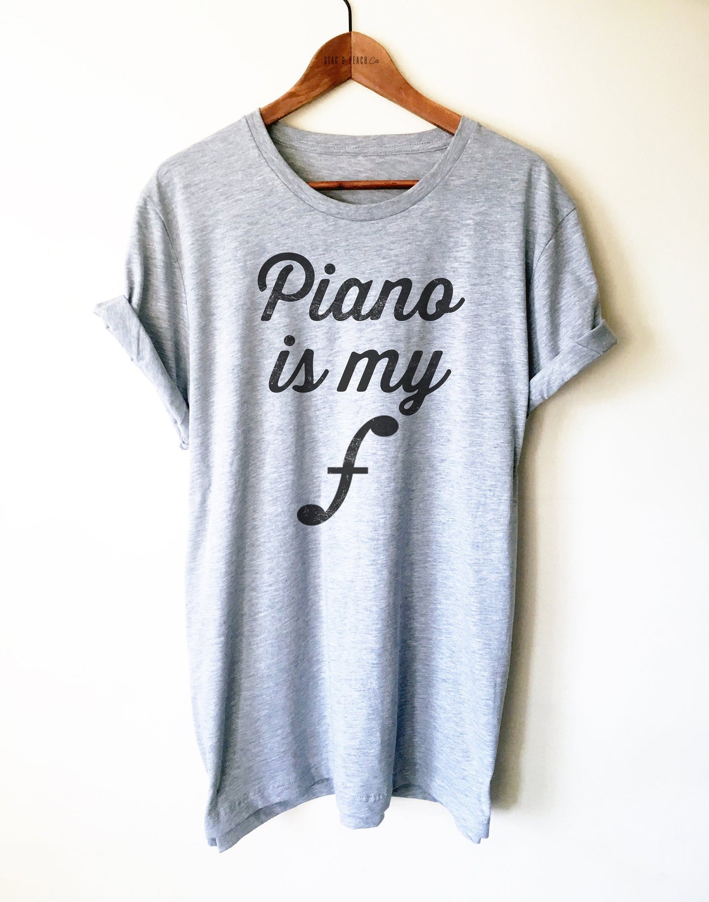 Piano Is My Forte Unisex Shirt - Piano Player Shirt, Pianist Gift, Piano Teacher Shirt, Musician Gift, Funny Piano Player Tee, Music Shirt