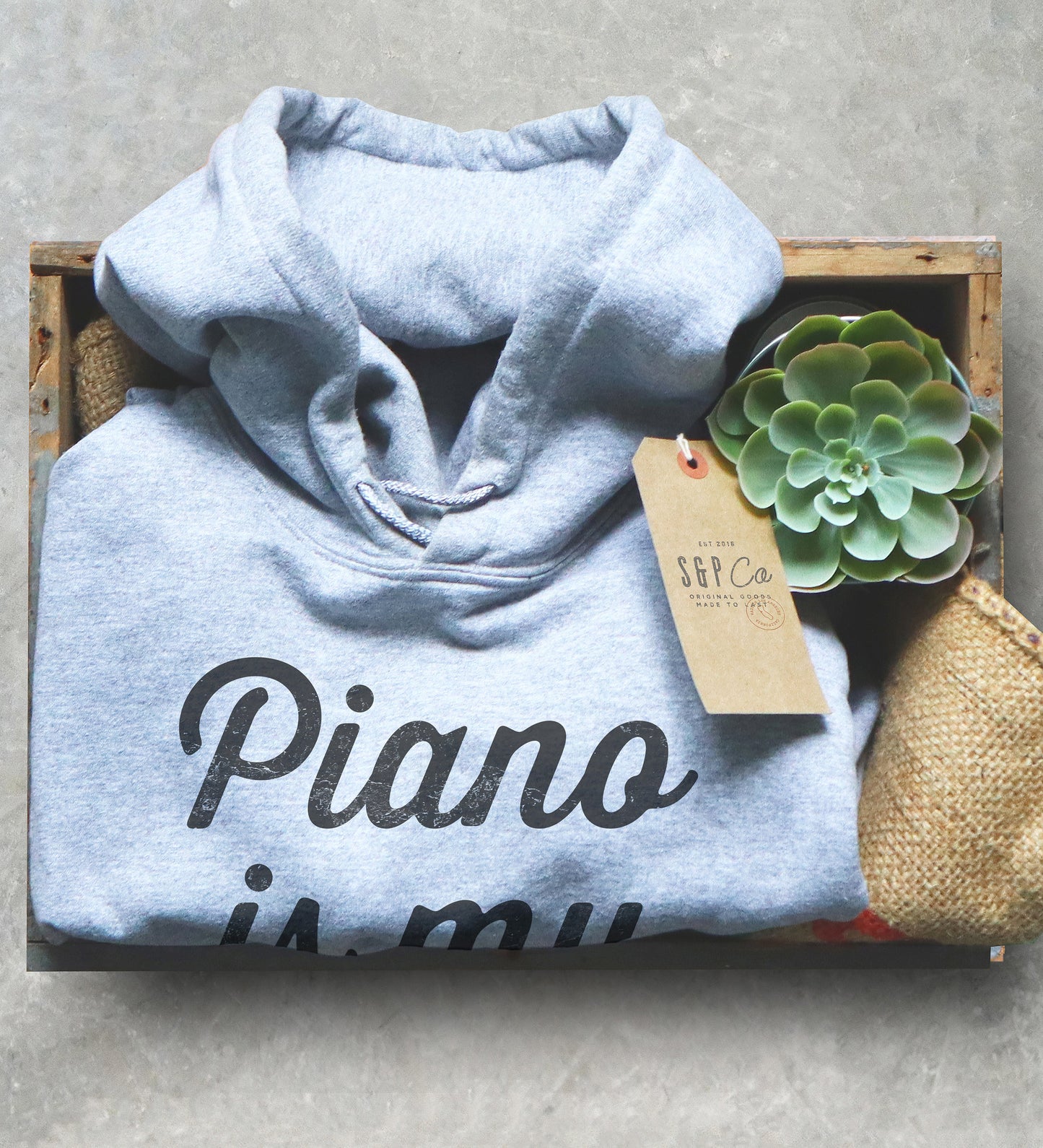 Piano Is My Forte Unisex Hoodie - Gift For Pianist, Piano Player Shirt, Classical Music Shirt, Music Teacher Appreciation, Piano Lover Gift