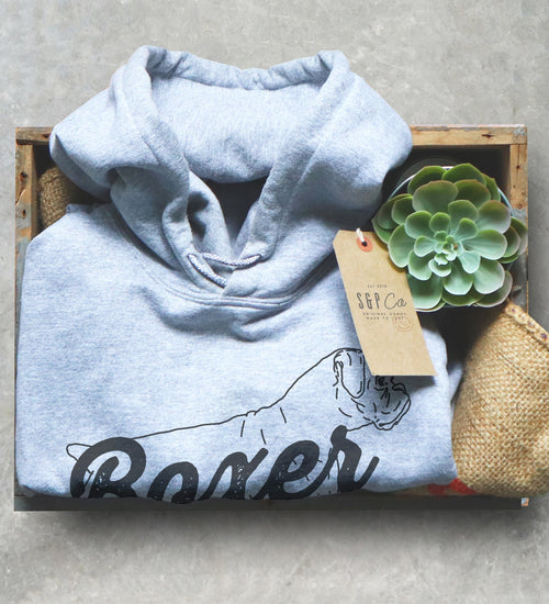 Boxer Dog Hoodie - Boxer Owner