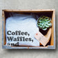 Coffee, Waffles and Ice cream Unisex Shirt -Weekends Are For Waffles, I Love Waffles, Caffeine-Addict, Foodie Gift, Belgium Shirt, Sweet Tee