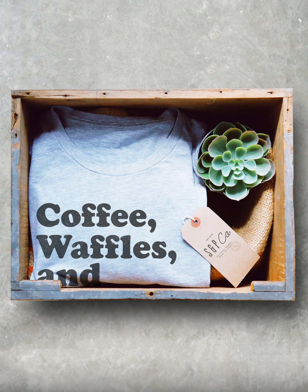Coffee, Waffles and Ice cream Unisex Shirt -Weekends Are For Waffles, I Love Waffles, Caffeine-Addict, Foodie Gift, Belgium Shirt, Sweet Tee