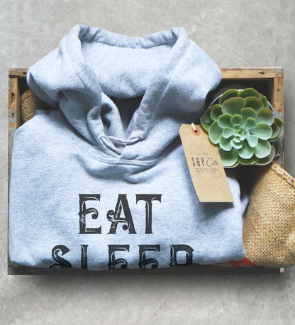 Eat Sleep Opera Repeat Unisex Hoodie - Opera Singer Shirt, Opera Chorus Gifts, Conductor Shirt, Music Director Gift, Opera House Shirt