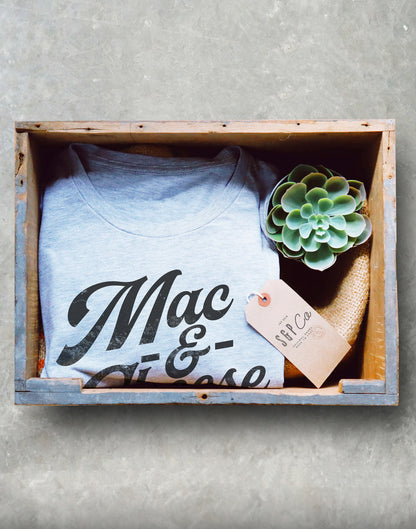 Mac And Cheese Unisex Shirt - Pasta Shirt, Foodie Gifts, College Student Shirt, Macaroni T-Shirt, Cheese Lover Shirt, Matching Couples Shirt