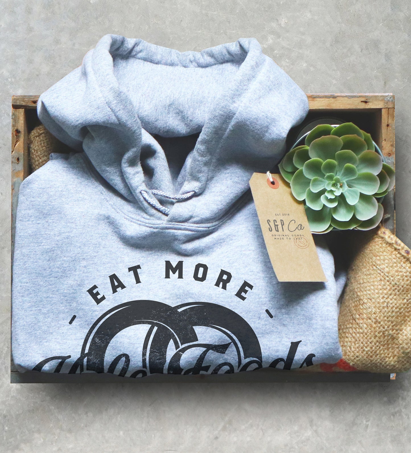 Eat More Hole Foods Unisex Hoodie - Pretzel Lover Shirt, Chicago Shirt, NYC Shirt, Baking Sweater, Snack Goals Shirt, Funny Food Lover Gift