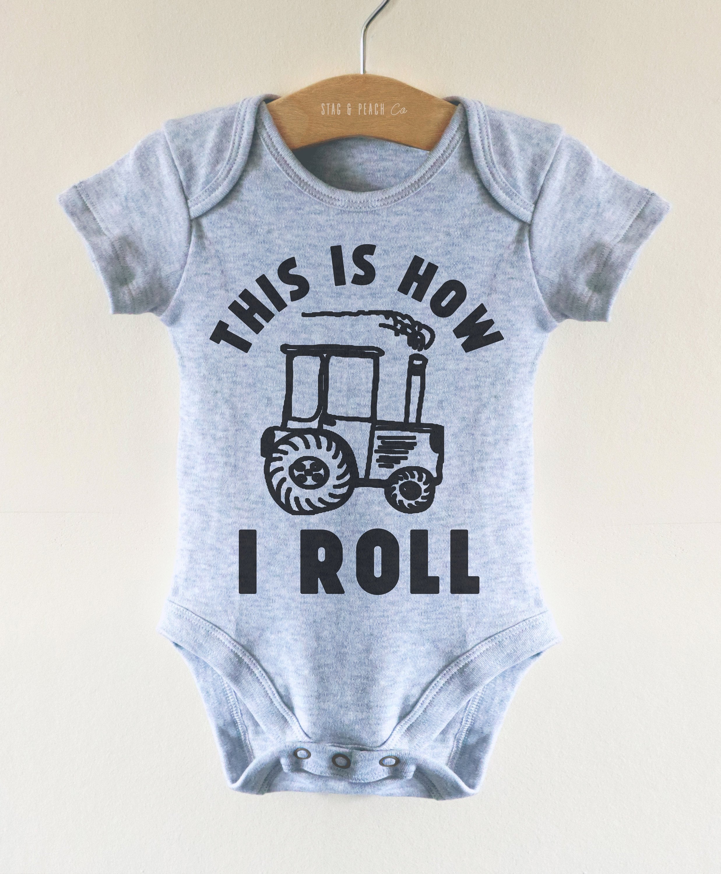 This Is How I Roll Baby Bodysuit - Stag & Peach Co