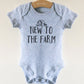 New To The Farm Baby Bodysuit