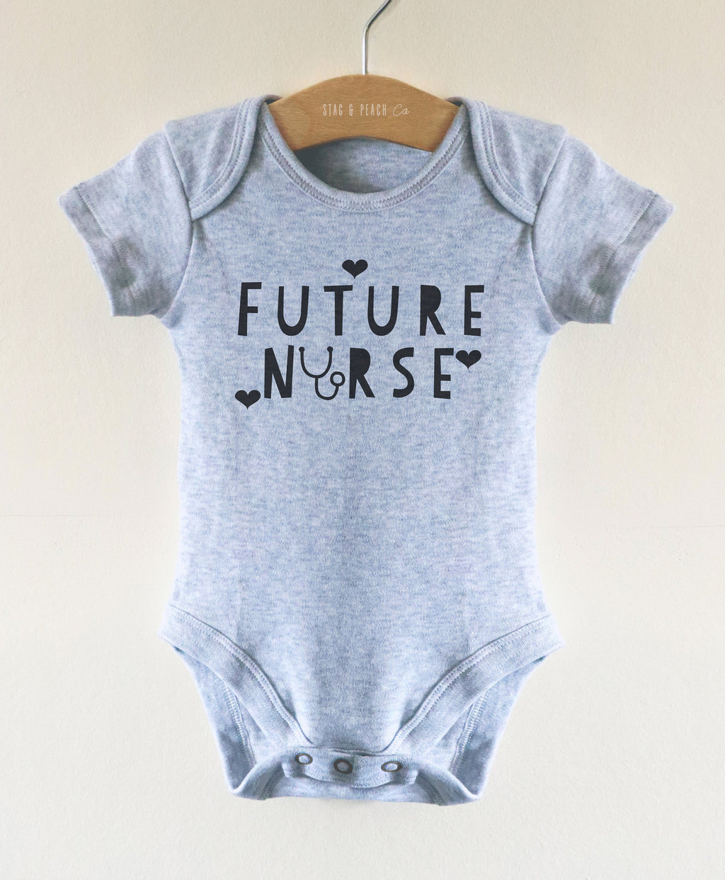 Future Nurse Baby Bodysuit - Stag & Peach Co