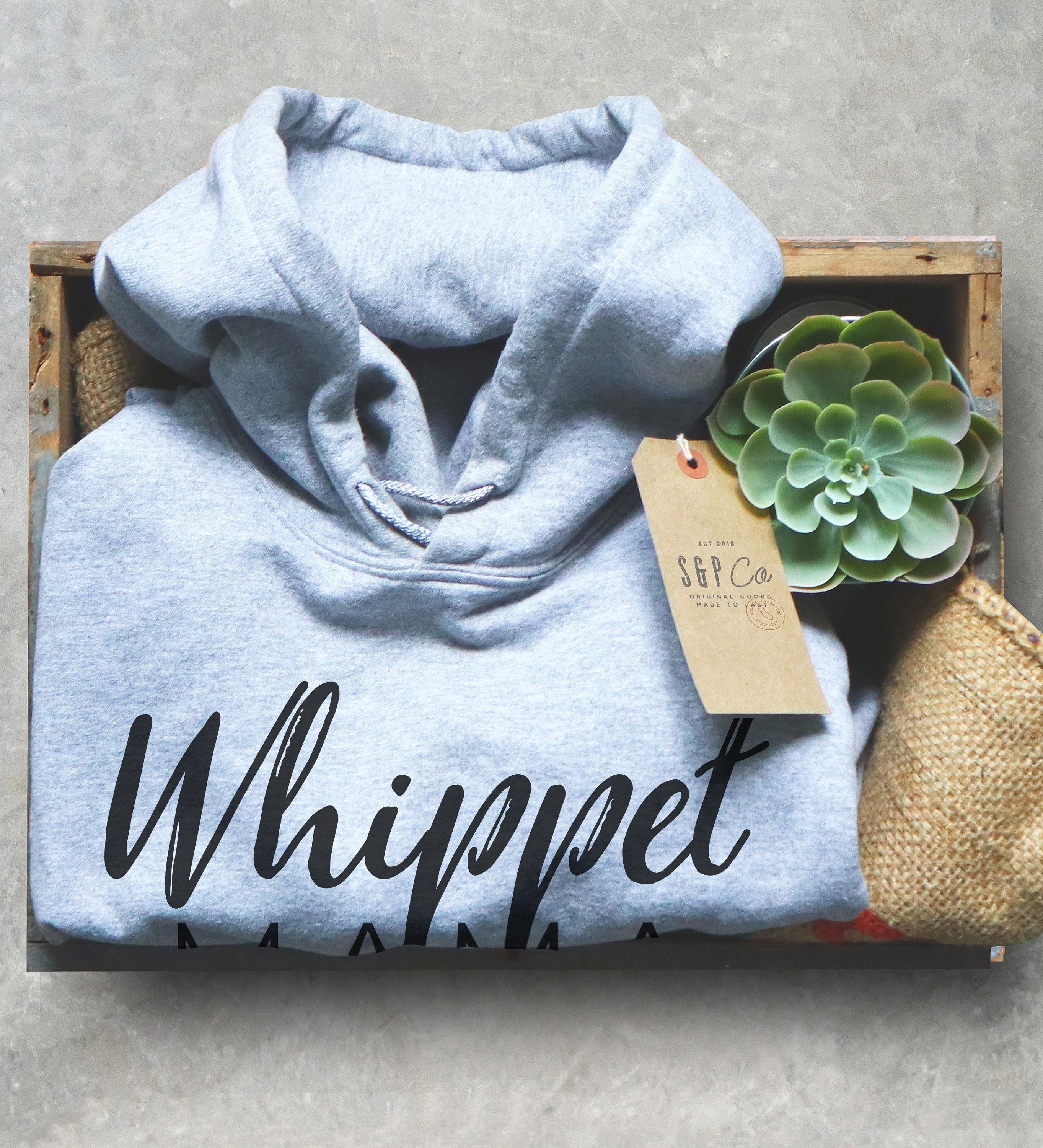 Whippet Mama Unisex Hoodie - - Stag & Peach Co