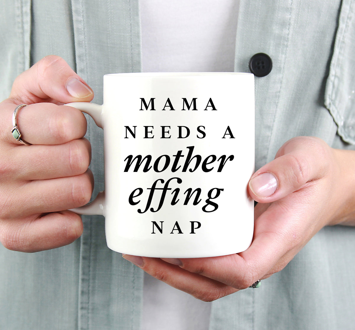 Mama Needs A Mother Effing Nap Mug – Funny Mom Gift, Twin Mom Mug - Stag & Peach Co