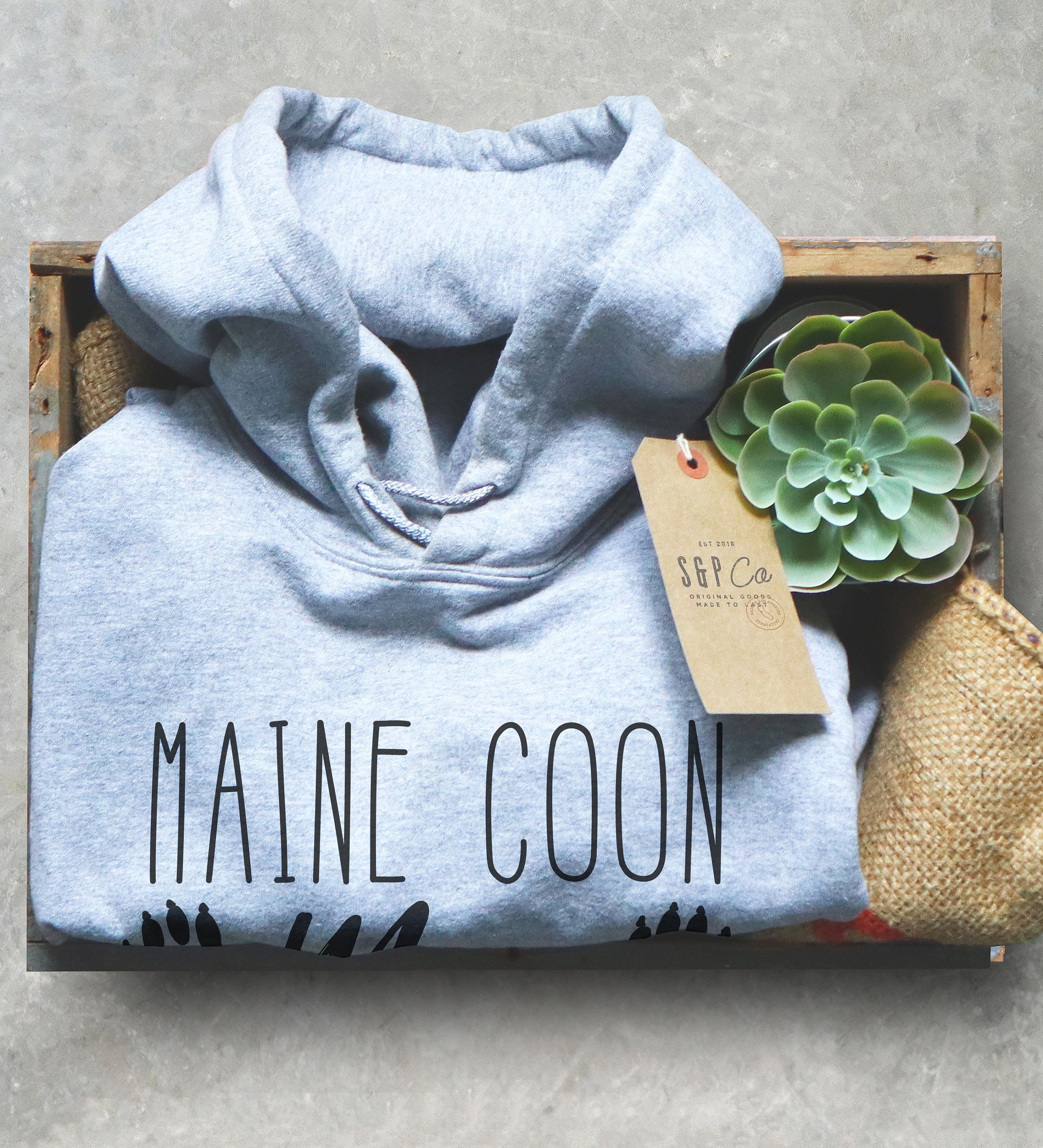 Maine Coon Mom Hoodie - Cat Mama - Stag & Peach Co