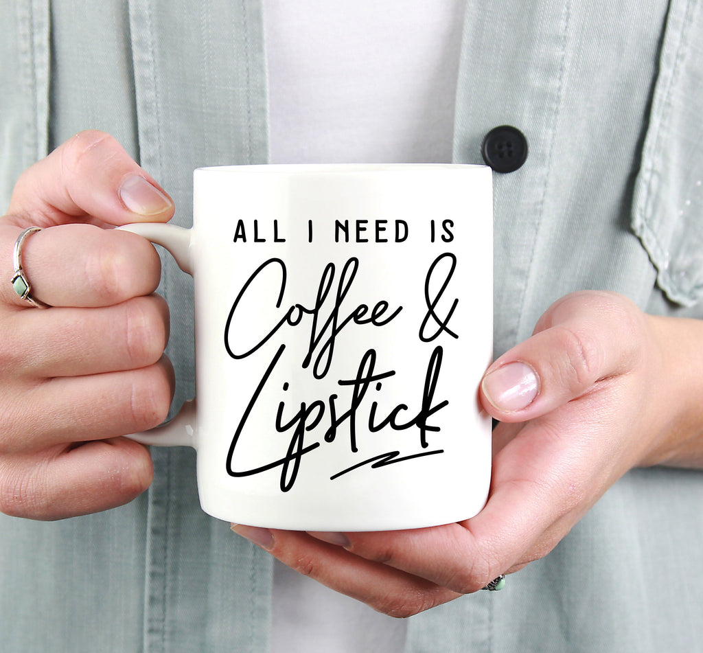 Coffee And Makeup Mug – Funny Makeup Artist Gift, Esthetician Mug - Stag & Peach Co
