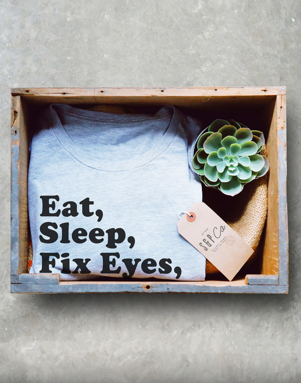 Optometrist Shirt - East Sleep Fix Eyes Repeat Unisex Shirt, Optician Shirt, Eye Doctor Shirt, Ophthalmology Shirt, Optometry Graduate Gift