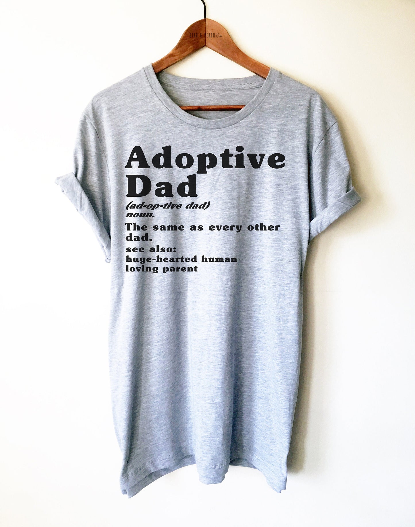Adoptive Dad Shirt/Tank Top/Hoodie - Personalized Adoption Shirt, Adoption Shirt, Adoption Announcement, Adoption Day Shirt, Adoption Outfit