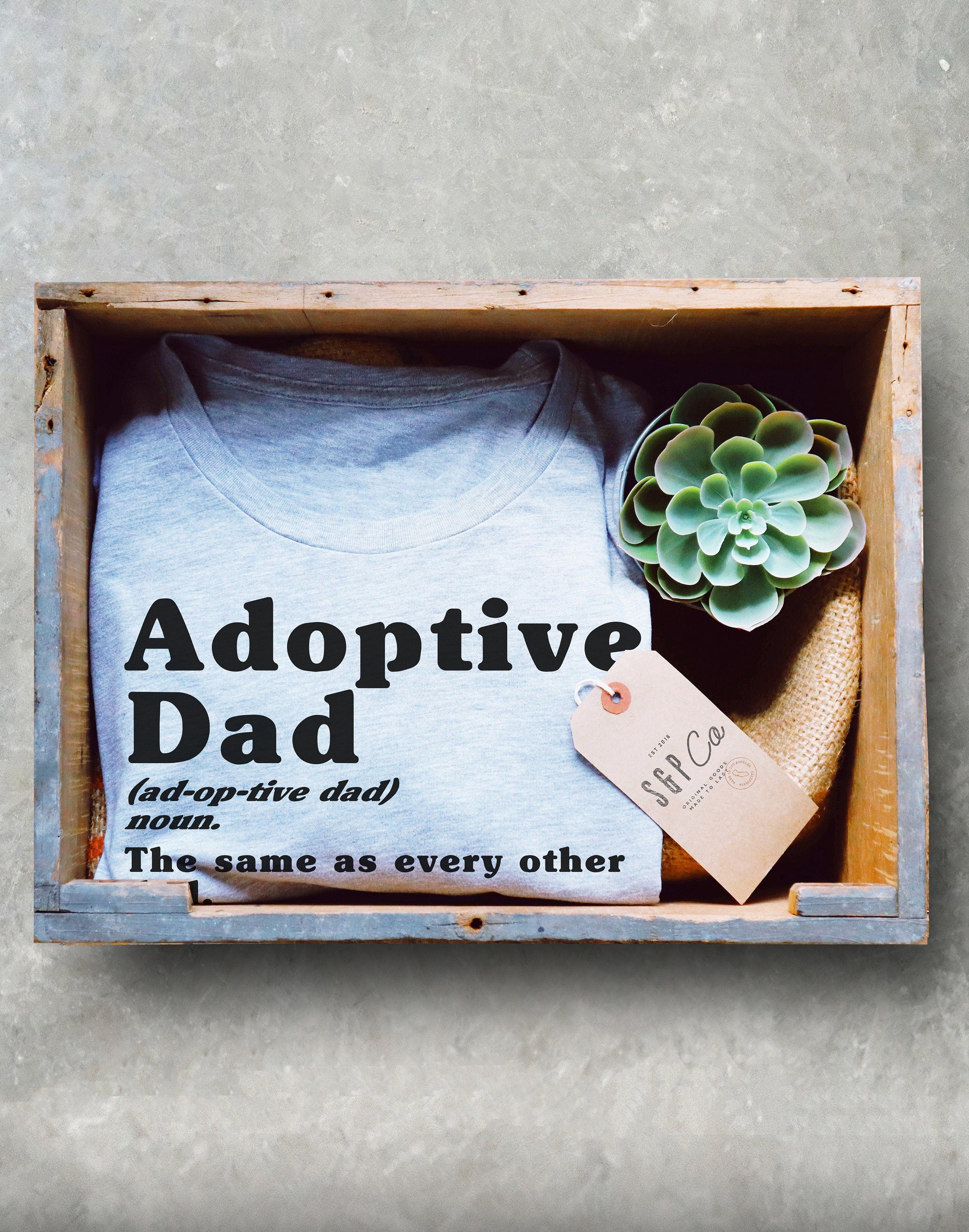 Adoptive Dad Shirt/Tank Top/Hoodie - Personalized Adoption Shirt, Adoption Shirt, Adoption Announcement, Adoption Day Shirt, Adoption Outfit