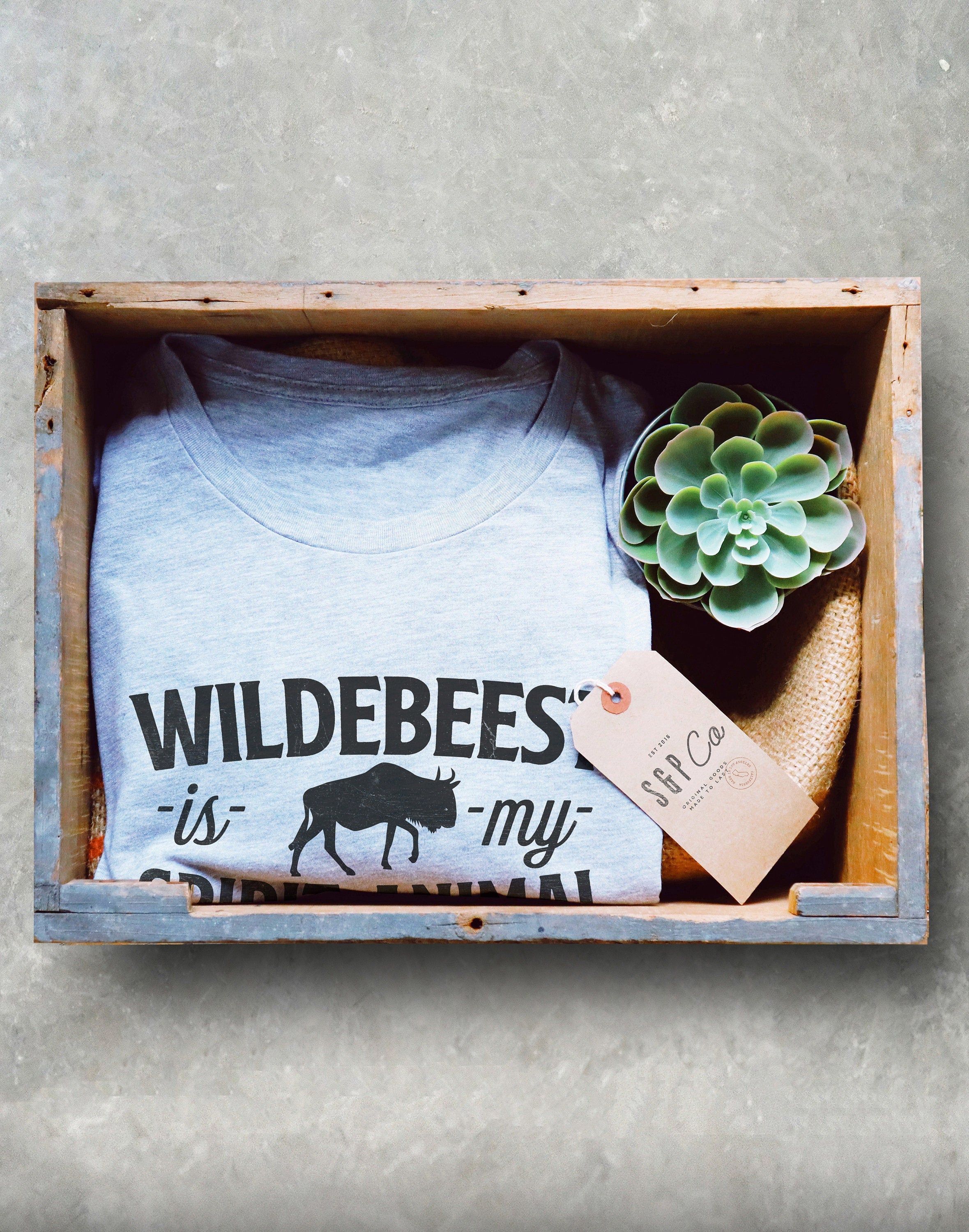 Wildebeest Shirt/Tank Top/Hoodie - Wildebeest Lover Tee, Safari Shirt, Wildebeest Tees, Zoo Animal Shirt, Wildebeest is My Spirit Animal Tee