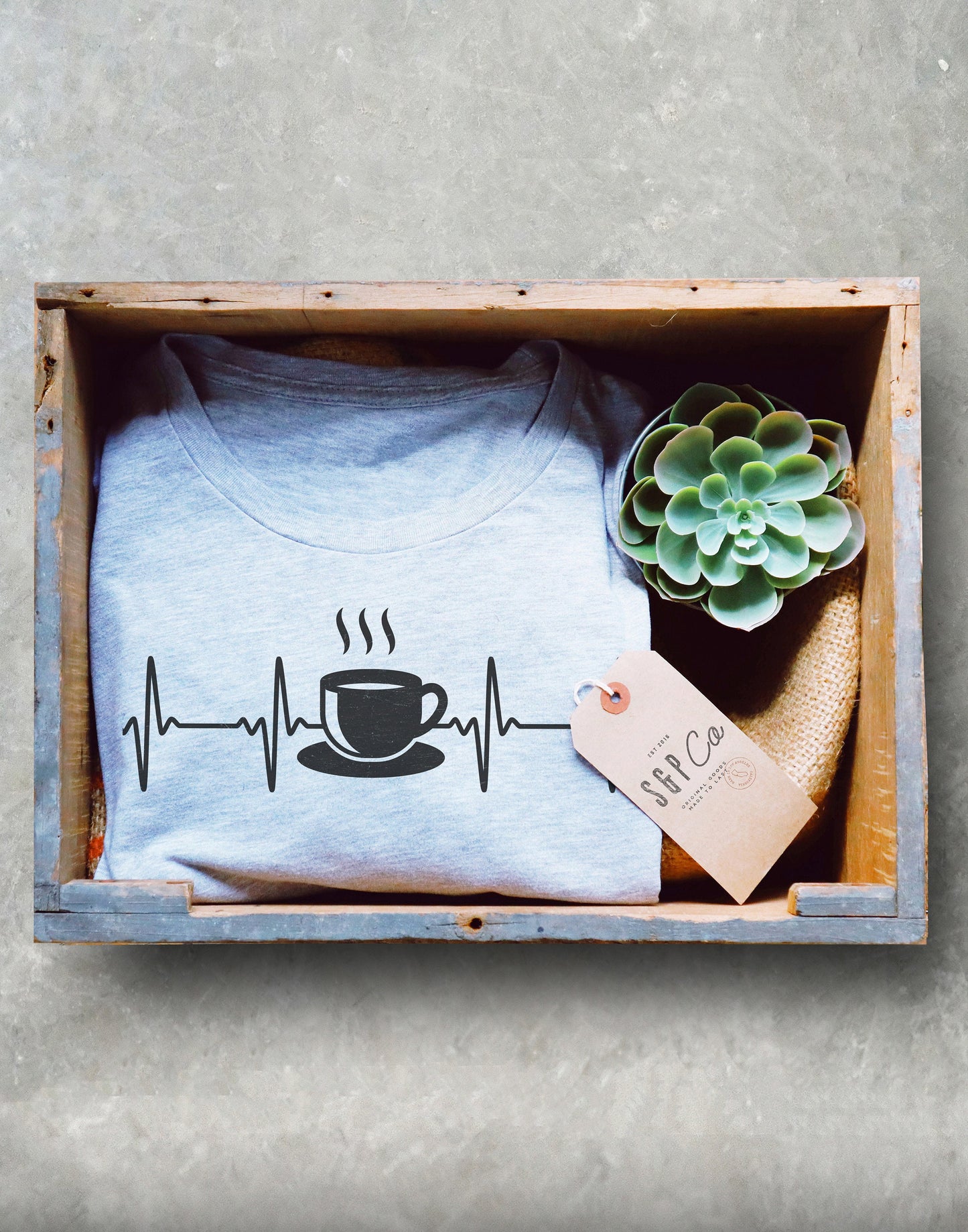 Coffee Shirt / Tank Top / Hoodie - Coffee Lover Gift, Coffee Tee, Funny Coffee Shirt, Coffee Heartbeat Shirt, Caffeine Shirt, Barista Shirt