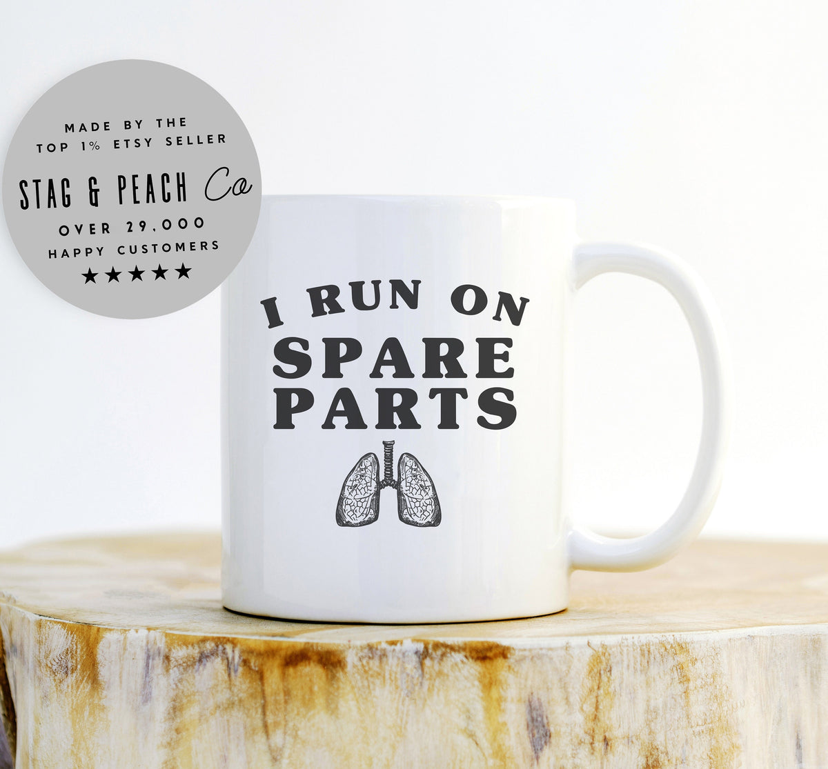 Lung Transplant Mug – Funny Get Well Gift, Surgery Recovery Mug