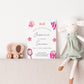 Sleepover Party Invitation - Sleep Over Birthday Party Invitation, Sleepover Party Invite, Pink Girls Birthday Invitation, Instant Download
