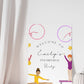 Gymnastics Welcome Sign - Gymnastics Party Decorations, Gymnastics Birthday Banner, Gymnastics Birthday Kids, Editable Instant Download