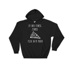 I'm Into Fitness...Fitness Pizza In My Mouth Hoodie - Foodie Gifts, Pizza Shirts, Pizza Shirt, Pizza Lover TShirt, Workout Clothing