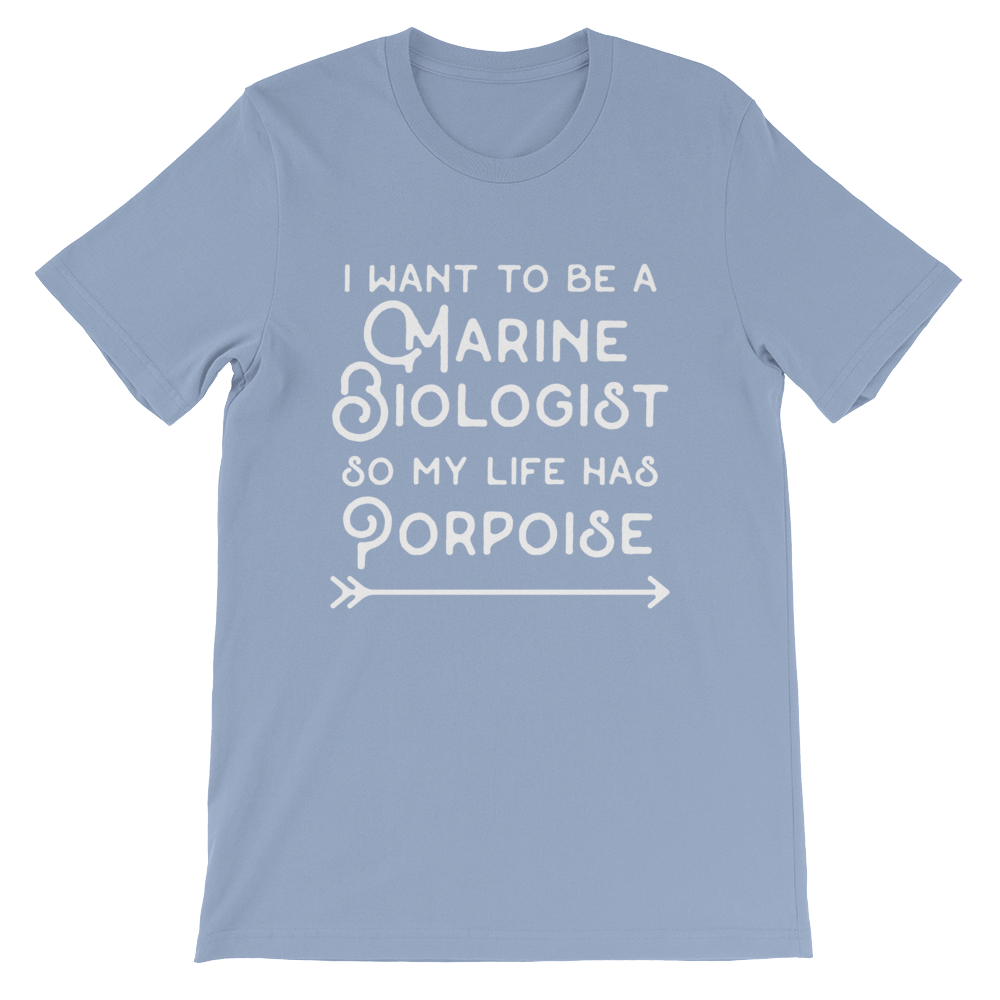 I Want To Be A Marine Biologist Unisex Shirt - Marine Biologist, Marine Biology, Ocean, Nautical Shirt, Gift For Biologist, Dolphin Shirt