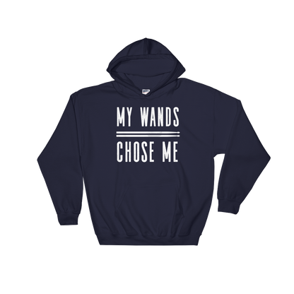 My Wands (Drumsticks) Chose Me Hoodie - Drum shirt, Drummer tee shirt, Drums tee shirt, Bassist shirt, Musician gift, Garage band tee