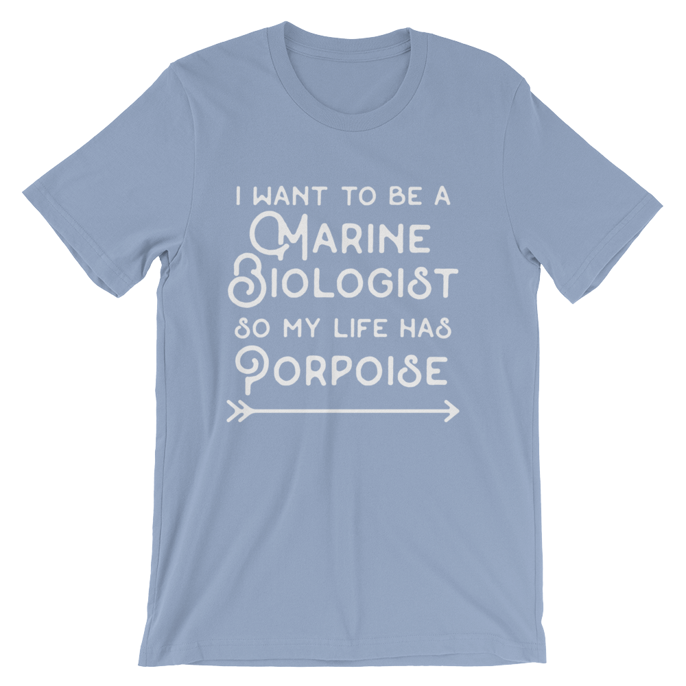 I Want To Be A Marine Biologist Unisex Shirt - Marine Biologist, Marine Biology, Ocean, Nautical Shirt, Gift For Biologist, Dolphin Shirt