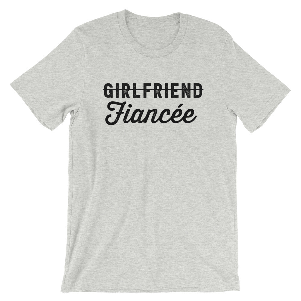 Girlfriend Fiance Unisex Shirt - Fiancee shirts | Engagement gift | Bride shirt | Fiance tshirt | Fiancee sweatshirt - Stag & Peach Co