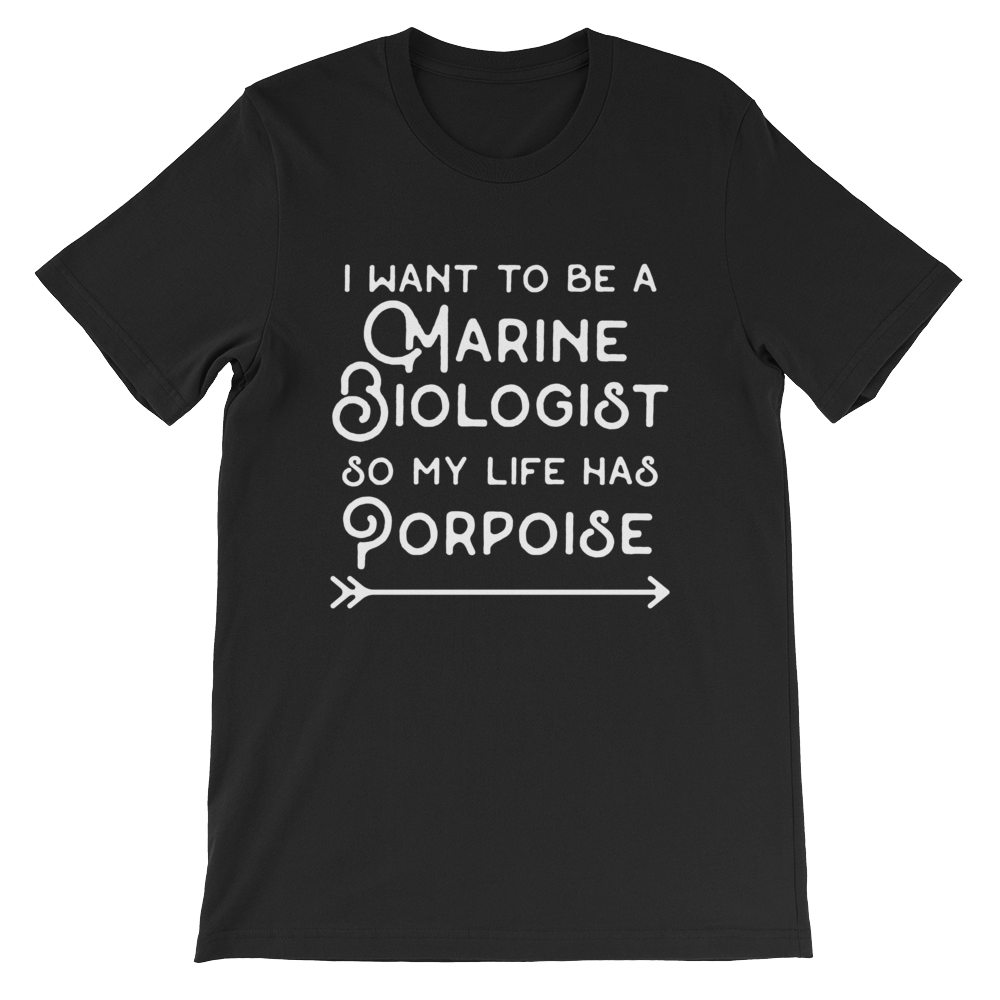 I Want To Be A Marine Biologist Unisex Shirt - Marine Biologist, Marine Biology, Ocean, Nautical Shirt, Gift For Biologist, Dolphin Shirt
