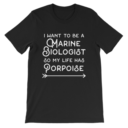 I Want To Be A Marine Biologist Unisex Shirt - Marine Biologist, Marine Biology, Ocean, Nautical Shirt, Gift For Biologist, Dolphin Shirt