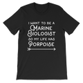 I Want To Be A Marine Biologist Unisex Shirt - Marine Biologist, Marine Biology, Ocean, Nautical Shirt, Gift For Biologist, Dolphin Shirt