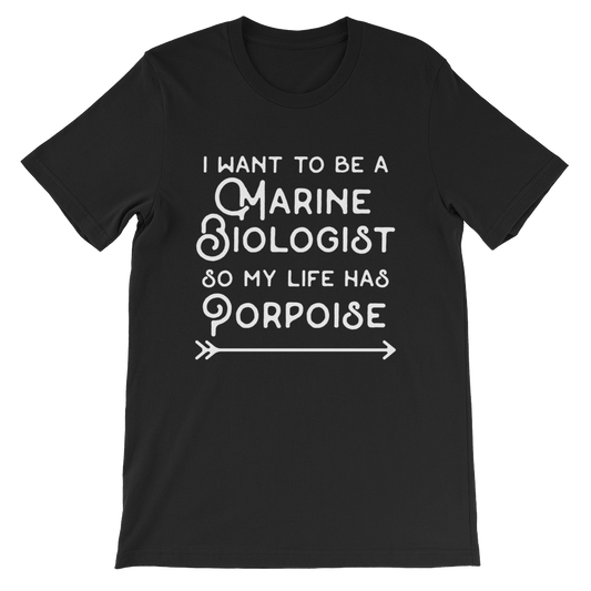 I Want To Be A Marine Biologist Unisex Shirt - Marine Biologist, Marine Biology, Ocean, Nautical Shirt, Gift For Biologist, Dolphin Shirt