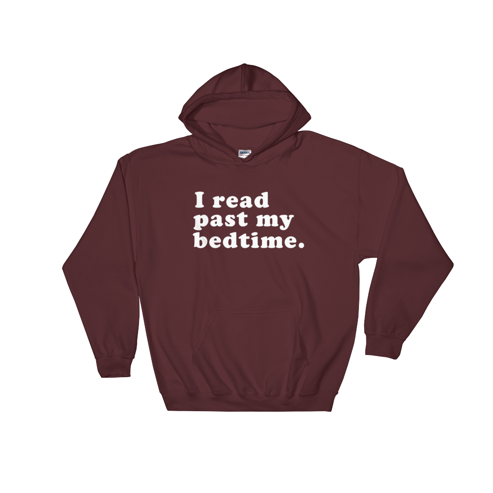 I Read Past My Bedtime Hooded Sweatshirt - Stag & Peach Co