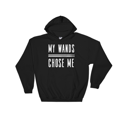 My Wands (Drumsticks) Chose Me Hoodie - Drum shirt, Drummer tee shirt, Drums tee shirt, Bassist shirt, Musician gift, Garage band tee