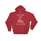 I'm Into Fitness...Fitness Pizza In My Mouth Hoodie - Foodie Gifts, Pizza Shirts, Pizza Shirt, Pizza Lover TShirt, Workout Clothing