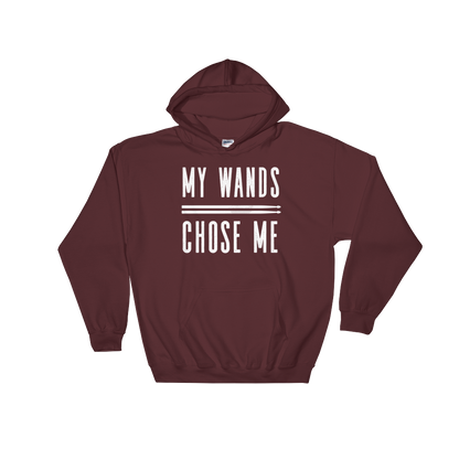 My Wands (Drumsticks) Chose Me Hoodie - Drum shirt, Drummer tee shirt, Drums tee shirt, Bassist shirt, Musician gift, Garage band tee