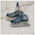 Vintage Hockey Skates Canvas – Hockey Wall Art, Gym Decor