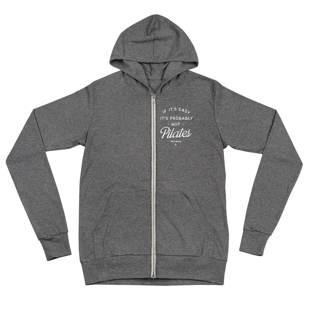 Custom Zip Hoodie - Lightweight with Front and Back print
